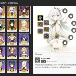[ÁSIA] AR 55 ⭐36 personagens (5 Lendários) ✨ nahida + alhaitham + Mona + Espada Favonius + Espada Sacrificial + ✅ full acesso ✅ 0